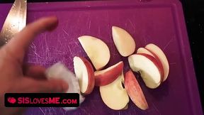 Sis Loves Me - Stepsister Gets Her Pussy Pounded And Cum All Over Her Face To Stop Her Stepbro From Pranking Her