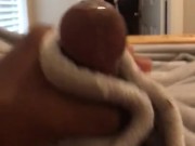 [IRL] (@berryguild) A little midday fun. Cock stroking handjob and hard cumshot!🍆💦