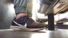 Male Bare-feet - Transport Edition - Bus - Train - Foot Fetish