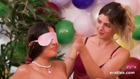 Asian submissive plays BDSM sex games with friends