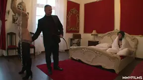 Slaves getting punished in chains