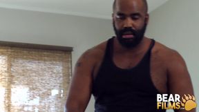BEARFILMS Black Bear Emmett Frost Barebacks Gay Peter Pucker