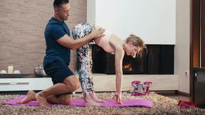Discover the Alluring Moves of Freya Mayer and Mugur in Yoga Queen