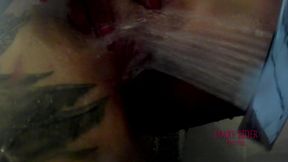 Mary Rider caught on camera while take a shower and masturbates