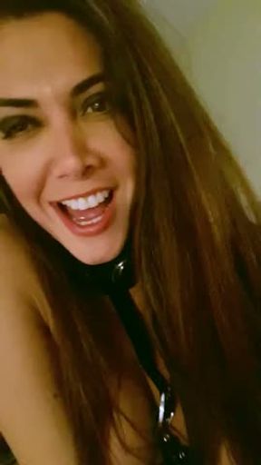 Miss Trans INTERNATIONAL Mouth fucking and Slapping Her Bitch