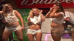 First Time Tit Flashers In Spring Break Wet T Part 1