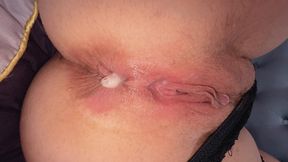 hardcore anal pounding and creampie