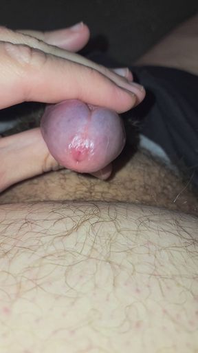 upclose jerkoff lots of cum