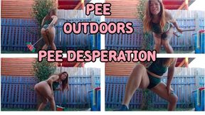 PEE DESPERATION OUTDOOR - WET PANTY
