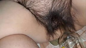 Mommy fuck with bottle AND lover