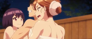 sexy Onsen trip with buxom Anime gals - Hentai