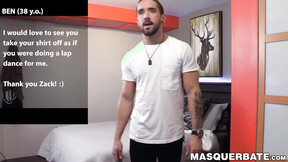 Yummy & hung girl Zack Lemec aggressively fucks his pillow