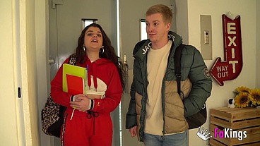 They come straight to us be at their first porno! Chiki and her friend. Young and CRAZY FOR FUCKING