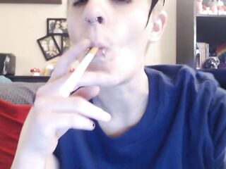 Dyke blows smoke in your face