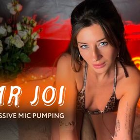 ASMR JOI. Passionate pussy Fast and Aggressive Mic Pumping Your Cock. Amy Haze