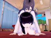 FUTA OREGAIRU HIRATSUKA SHIZUKA X NANDE KOKO NI SENSEI GA!? MATSUKAZE MAYU (3D HENTAI)