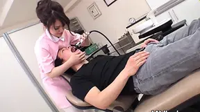 Patient Creamps Dentist Mao Chinen After Steamy Oral Sex