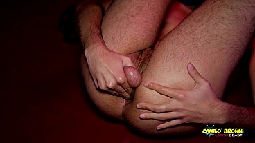 Camilo Brown Fucking His Own Ass Balls Deep Public At Mila Garcia's Party