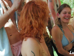 Interracial compilation of Lesbians caught licking in lingerie - Ep. 3-5