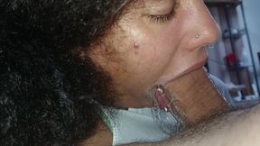EXTREME AND DEEP BLOWJOB, SWALLOWING DEEP DELIGHTING IN COCK