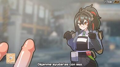 Zhu Yuan arrests two troublesome cocks (zenless zone zero) [Spanish subtitle]