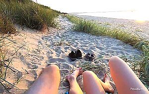 Caught on the beach by stranger