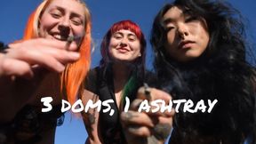 3 Doms 1 Ashtray