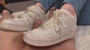 Dirty Nike AF1 Schuhjob POV