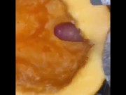 FAT BEAR BREEDING 2 PUMPKINS WITH MY UNCUT COCK COMPILATION
