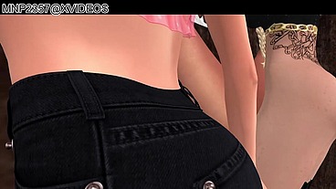 Horny Dickgirl Pt. 2 - Weird position for public slut