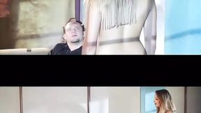 Poppy Morgan gaped her pussy and sucked the biggest rod