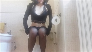 my stepaunt's hot pee