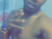 Before Big Black Pretty Dig on Soft takes a Shower Solo