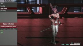 Big-eared girl gives Futa blowjob to girlfriend near striptease pole Pure Onyx new scene