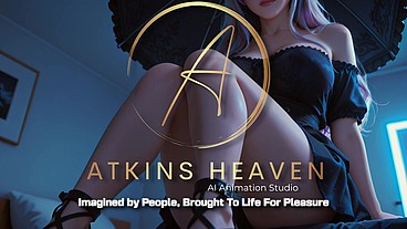 Goth Babe's Pussy Play - [AI]