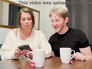 Curvy Big Tits MILF Lady Lyne Sloppy POV Deepthroat Blowjob