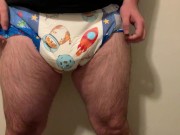 Wetting my diaper!