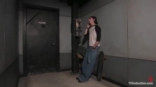 Passionate glory hole encounter with Danielle Foxxx