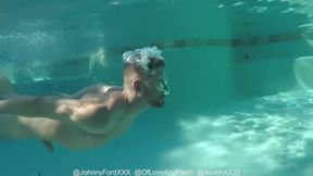 Hung Jocks And Public Fuck By A Pool And Underwater With Johnny Ford