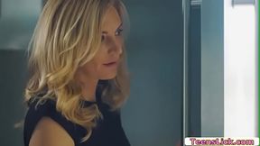 MILF and Babe does 69 pussy licking