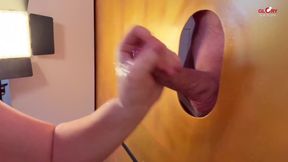 Builder Shoves His Thick Rock-hard Cock Through. Then This Happens?