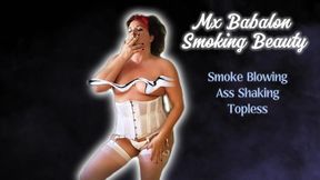 Mx Babalon Smoking Beauty | Smoking Fetish | Cigarettes | Striptease