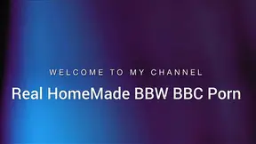 My fat dripping cunt gets loud screaming orgasms from BBC pounding
