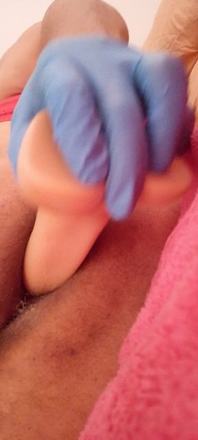 Hard Dildo n her Pussy Ass