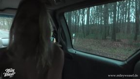 Hot German Blonde Gets Fucked in Public