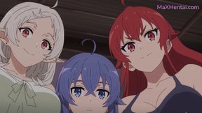 Busty Hentai Babes Share A Loud Lesbian Threesome