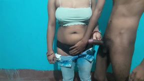 Sister-in-law gets, Saale alone at home