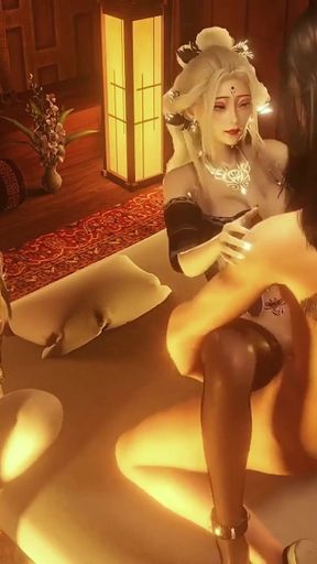 Lucky Solider Fuck 2 Beauty Lord&#039;s Wife - 3D Animation Hentai
