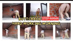 LONG BUTTCRACKING ROUTINE- STEP MAMA AND HARDWORKING MORNING