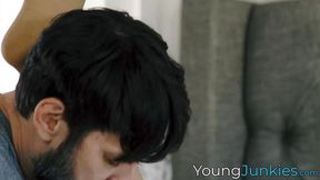 Lexi Luna's big tits press against my mouth as she deep throats and rides my cock&#x1F32D;